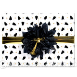 mini trees christmas wrapping paper