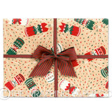 crackers kraft christmas wrapping paper