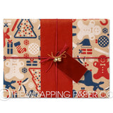 XMAS ALLSORTS KRAFT COUNTER ROLL 50M