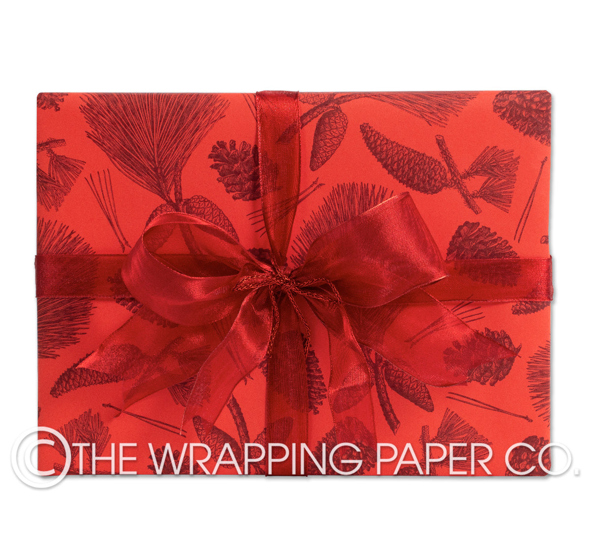 matt monstera leaf wrapping paper
