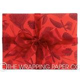 matt monstera leaf wrapping paper
