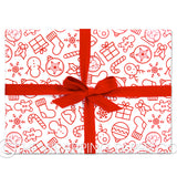my xmas red christmas wrapping paper