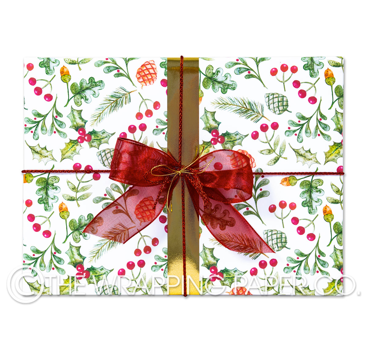 matt monstera leaf wrapping paper