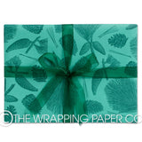 matt monstera leaf wrapping paper