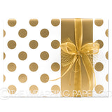 LARGE DOT GOLD EXTRA WIDE