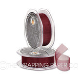 25 ORGANZA BURGUNDY