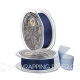 25 ORGANZA NAVY