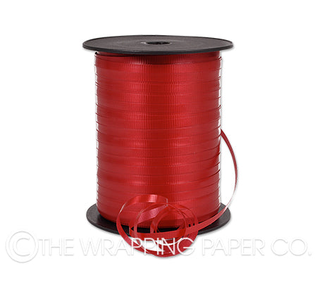 Curling ribbon red