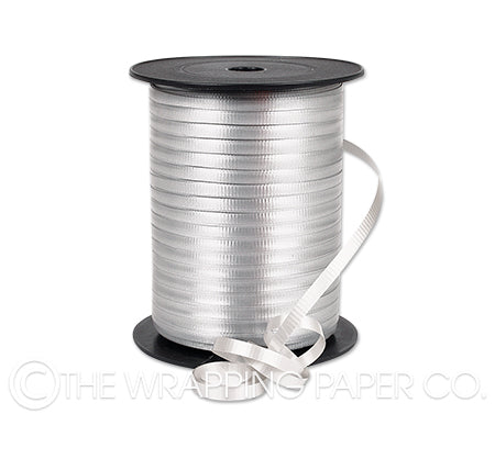 Curling ribbon silver