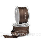 22 GROSGRAIN STITCH ESPRESSO