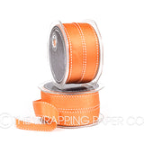 22 GROSGRAIN STITCH TANGERINE