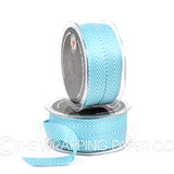HERRINGBONE STRIPED SKYBLUE