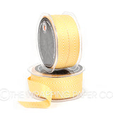 HERRINGBONE STRIPED YELLOW