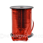 Metallic red curling ribbon