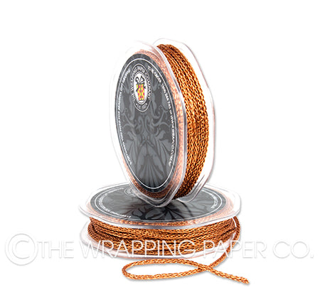 Metallic woven copper cord