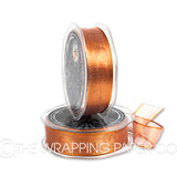 ORGANZA METALLIC WIRED EDGE COPPER
