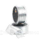 ORGANZA METALLIC WIRED EDGE SILVER