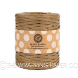 PAPER RAFFIA ROLL COCOA 200 MTRS
