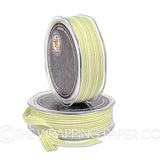 9 GROSGRAIN STRIPE LIME