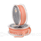 9 GROSGRAIN STRIPE RED CREAM