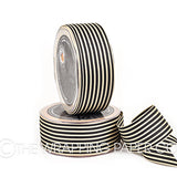 38 GROSGRAIN STRIPE BLACK