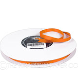 10X100M SATIN RIBBON TANGERINE