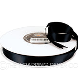 22X100M SATIN RIBBON BLACK
