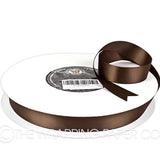 22X100M SATIN RIBBON ESPRESSO
