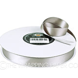 22X100M SATIN RIBBON SILVER