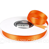 22X100M SATIN RIBBON TANGERINE