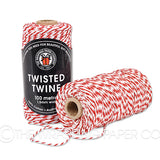 TWISTED TWINE RED WHITE