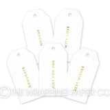 TAG FOIL WHITE GOLD MESSAGE