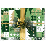 FESTIVE GREEN COUNTER ROLL