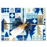 FESTIVE BLUE COUNTER ROLL