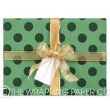 LARGE DOT GREEN COUNTER ROLL