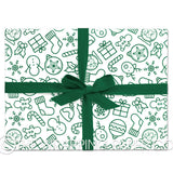 MY XMAS DARK GREEN EXTRA WIDE