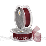25 ORGANZA BURGUNDY