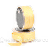 HERRINGBONE STRIPED YELLOW