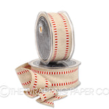 NATURAL LINEN RED WHITE