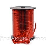 METALLIC CURL RIBBON RED