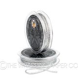 METALLIC CORD WOVEN SILVER