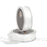 SATIN EDGE ORGANZA WHITE