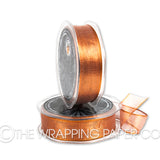 ORGANZA METALLIC WIRED EDGE COPPER