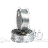 ORGANZA METALLIC WIRED EDGE SILVER