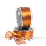 ORGANZA METALLIC WIRED EDGE COPPER