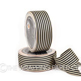 38 GROSGRAIN STRIPE  BLACK