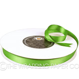 15X100M SATIN RIBBON LIME