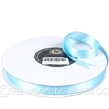 15X100M SATIN RIBBON PALE BLUE