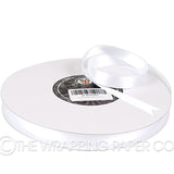 15X100M SATIN RIBBON WHITE
