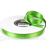 22X100M SATIN RIBBON LIME